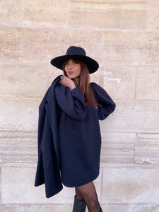robe FARAH - molleton noir